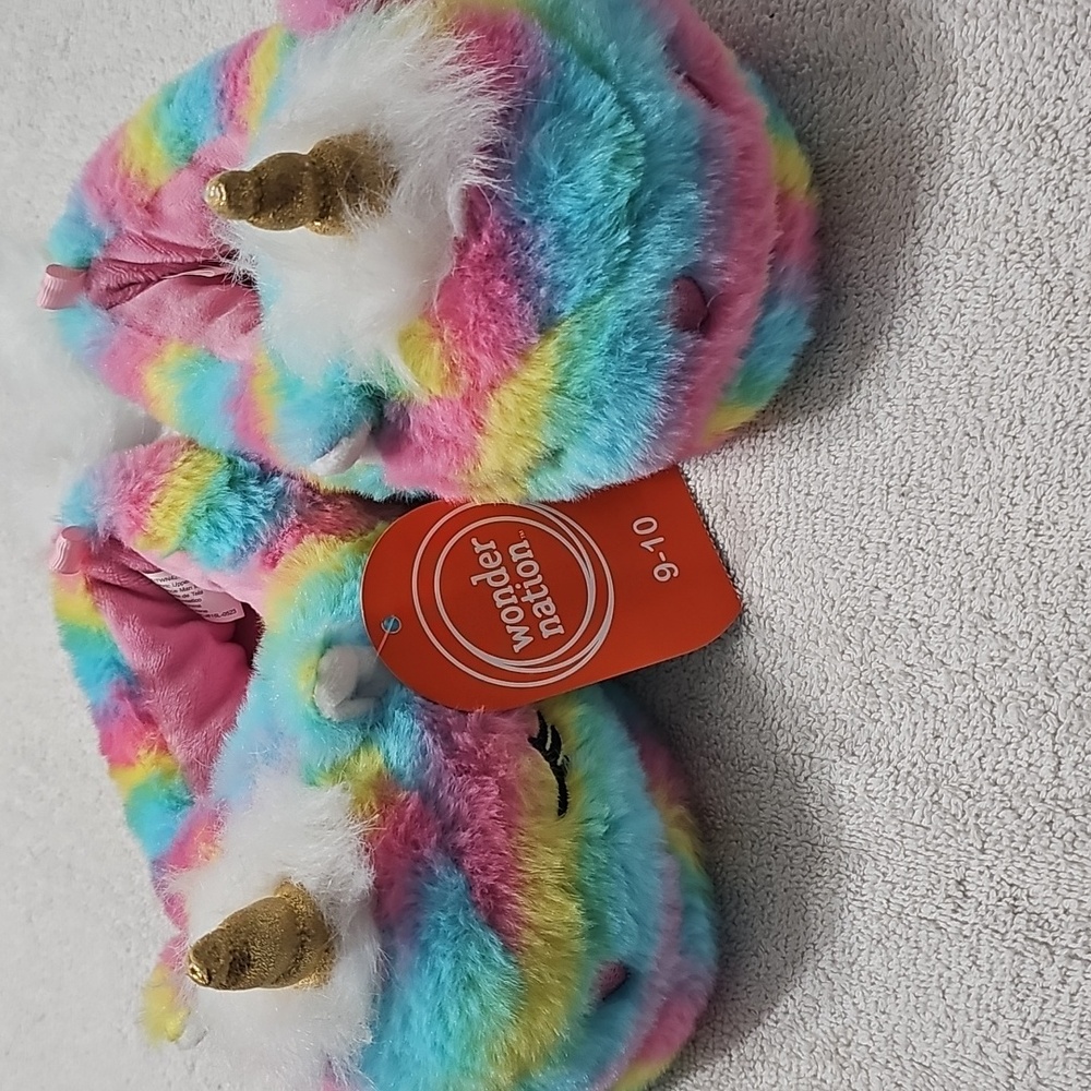 Girls Unicorn Slippers - Picture 5 of 5